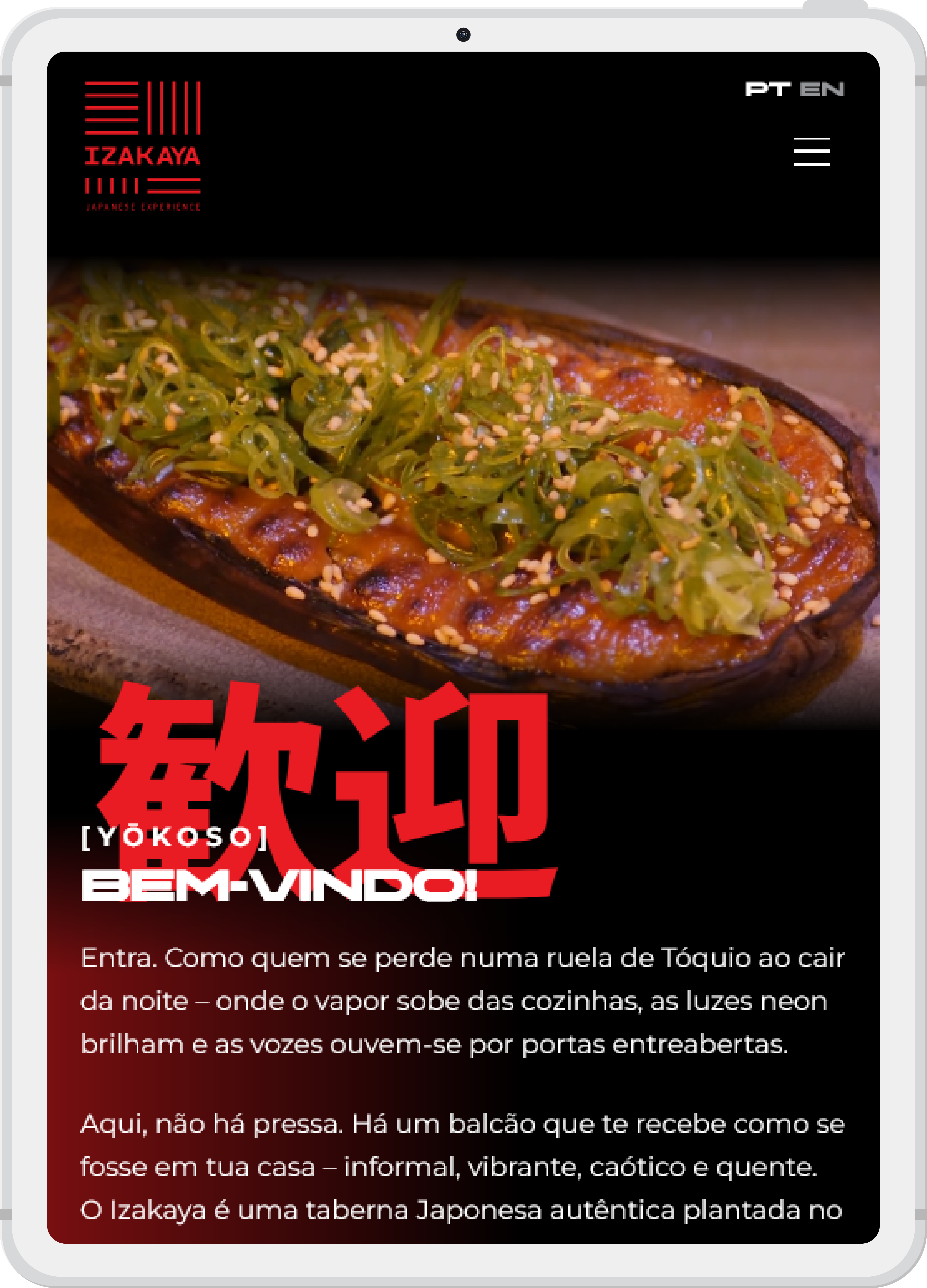 Izakaya  - Criação de website