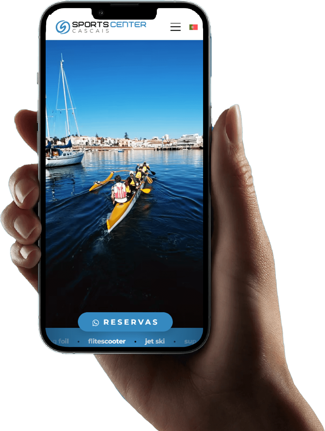 Sports Center Cascais - Criação de website