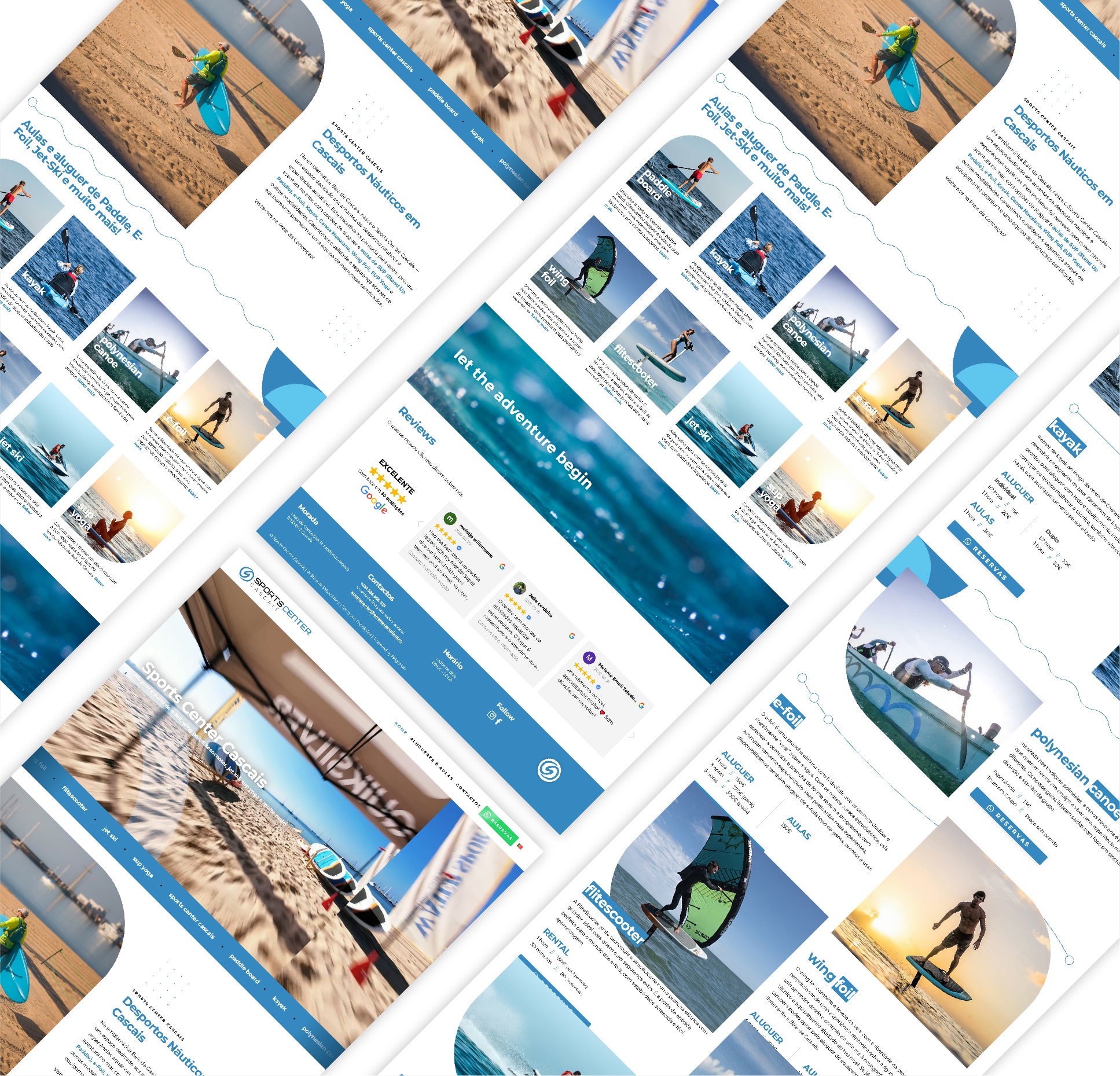 Sports Center Cascais - Criação de website